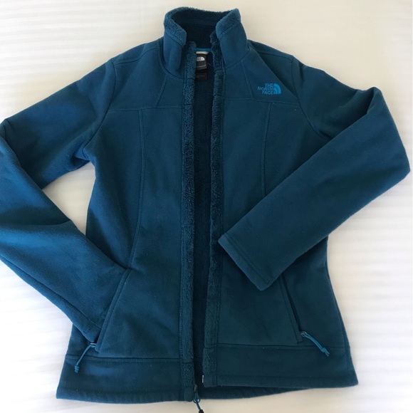 Teal North Face X-small Fitted Fleece - Picture 6 of 8